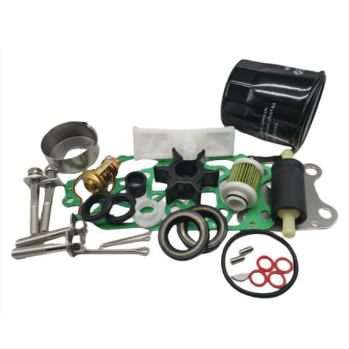 Outboard Maintenance Kit for Yamaha 4-Stroke 70HP F70A w/Thermostat, Oil Filter