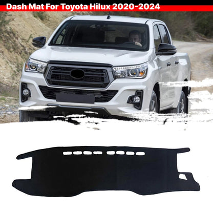 Anti-Slip Dash Mat Cover for Toyota Hilux (2020–2024)