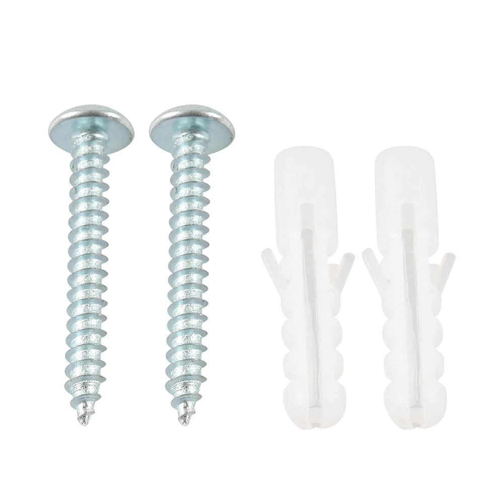 12-Inch White Metal Support Brackets for Closet Shelf