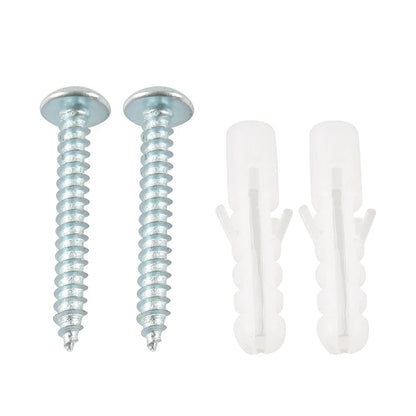 12-Inch White Metal Support Brackets for Closet Shelf