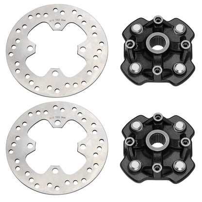 Front Wheel Hub & Brake Disc for Honda Foreman Rubicon 500 TRX500FA/FM 15-19