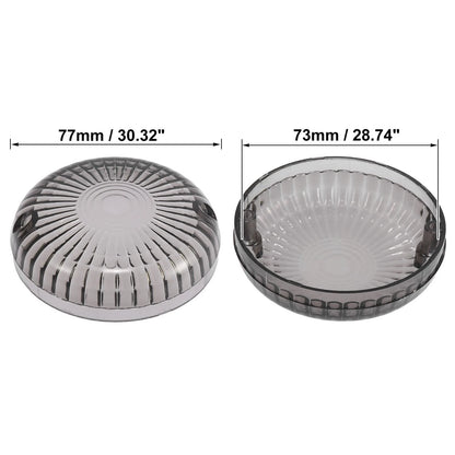 2 x Smoked Color LED Turn Signals Lens Covers for Yamaha V-Star 650 1100