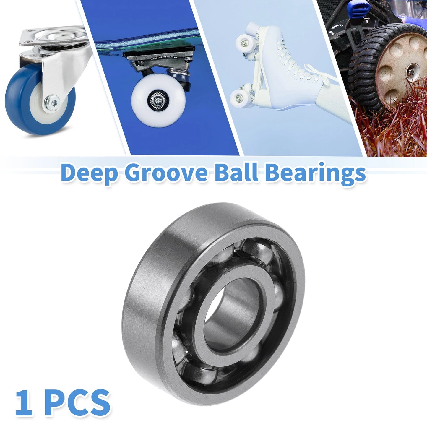 Deep Groove Ball Bearings P5 10x26x8mm for Scooter Skateboard Wheel