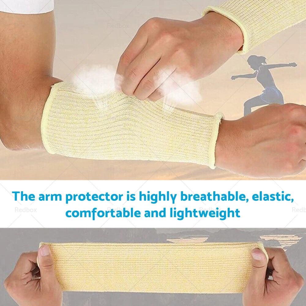 4 x Cut Resistant Arm Protection Sleeves for Forearm - 4 Colors