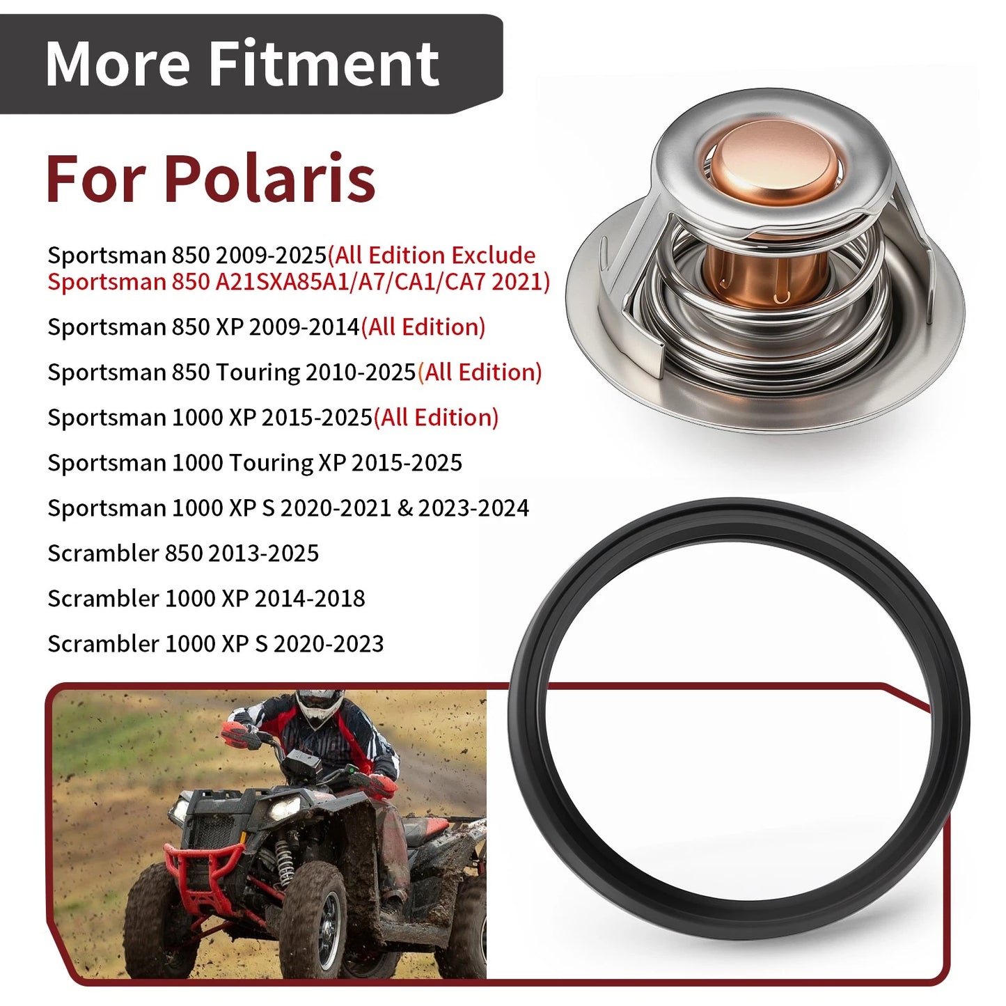 Thermostat for Polaris Sportsman 850 Forest 2011-2014
