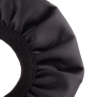 15" PU Leather Anti-Slip Steering Wheel Cover for Universal Cars
