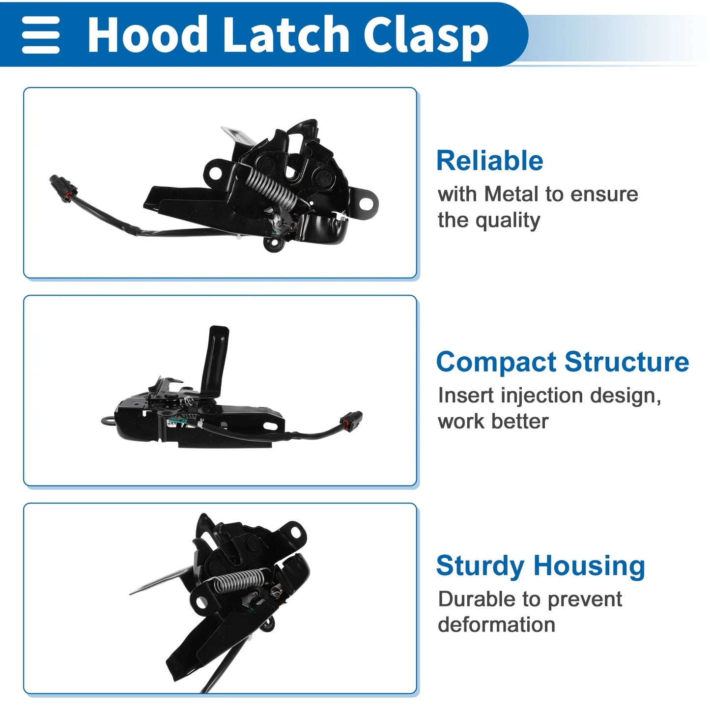 Bonnet Latch Assembly for Toyota Venza (2009-2016) - 1 x Quality Replacement