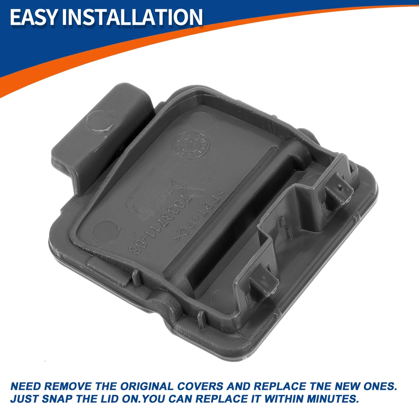 Rear Tow Hook Cover for BMW 525i 530i 545i (2001-2007) Unpainted