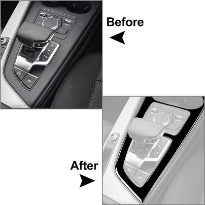 RHD Center Console Gear Shift Box Frame Cover Trim for Audi A4 A5 (2016-2023)