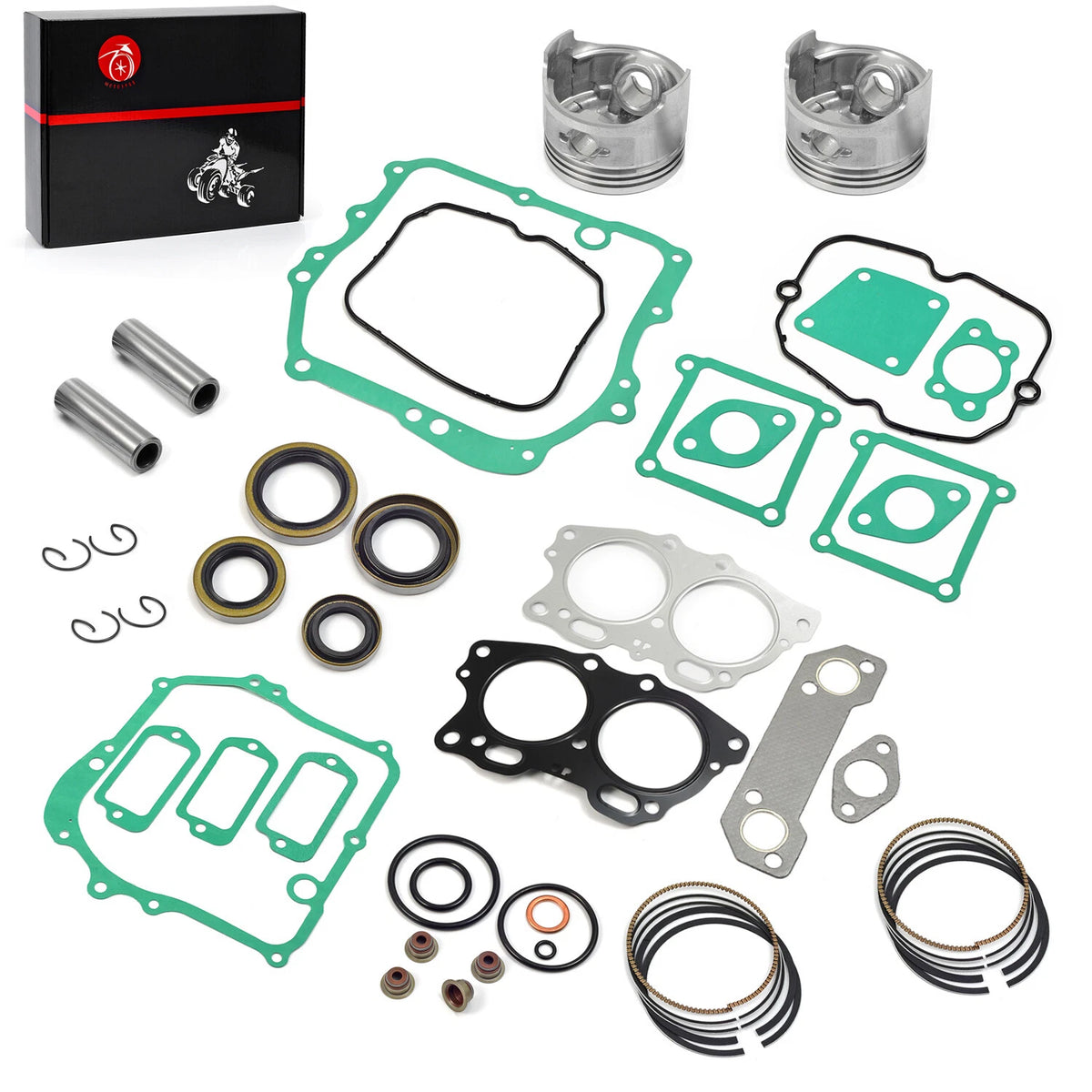 64.50mm Piston Ring Gasket Connecting Rod Kit for EZGO Golf Cart 295cc (1991–2008)