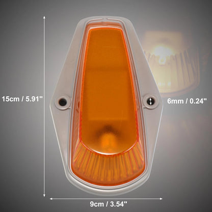 5 x Yellow LED Cab Marker Light Covers for Ford F-150 (1980-1997)