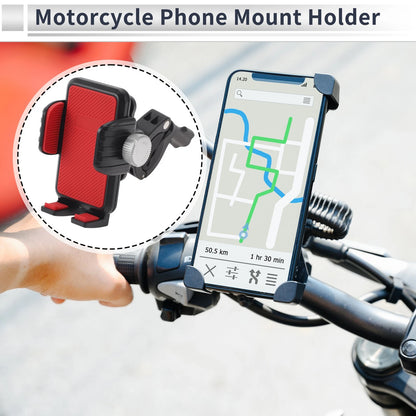 Motorcycle Phone Mount Holder Handlebar Mount 4.7-7.2 inch for Motorcycle