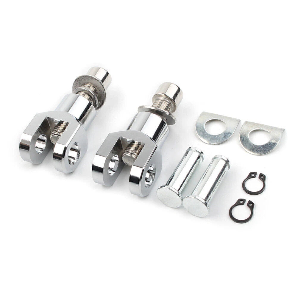 Rear Passenger Foot Pegs Bracket for Harley Softail (2000-2020) Silver