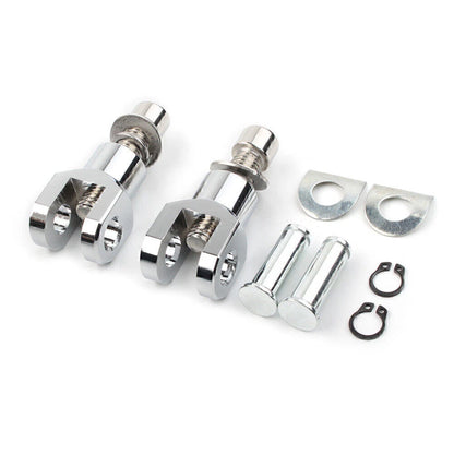 Rear Passenger Foot Pegs Bracket for Harley Softail (2000-2020) Silver