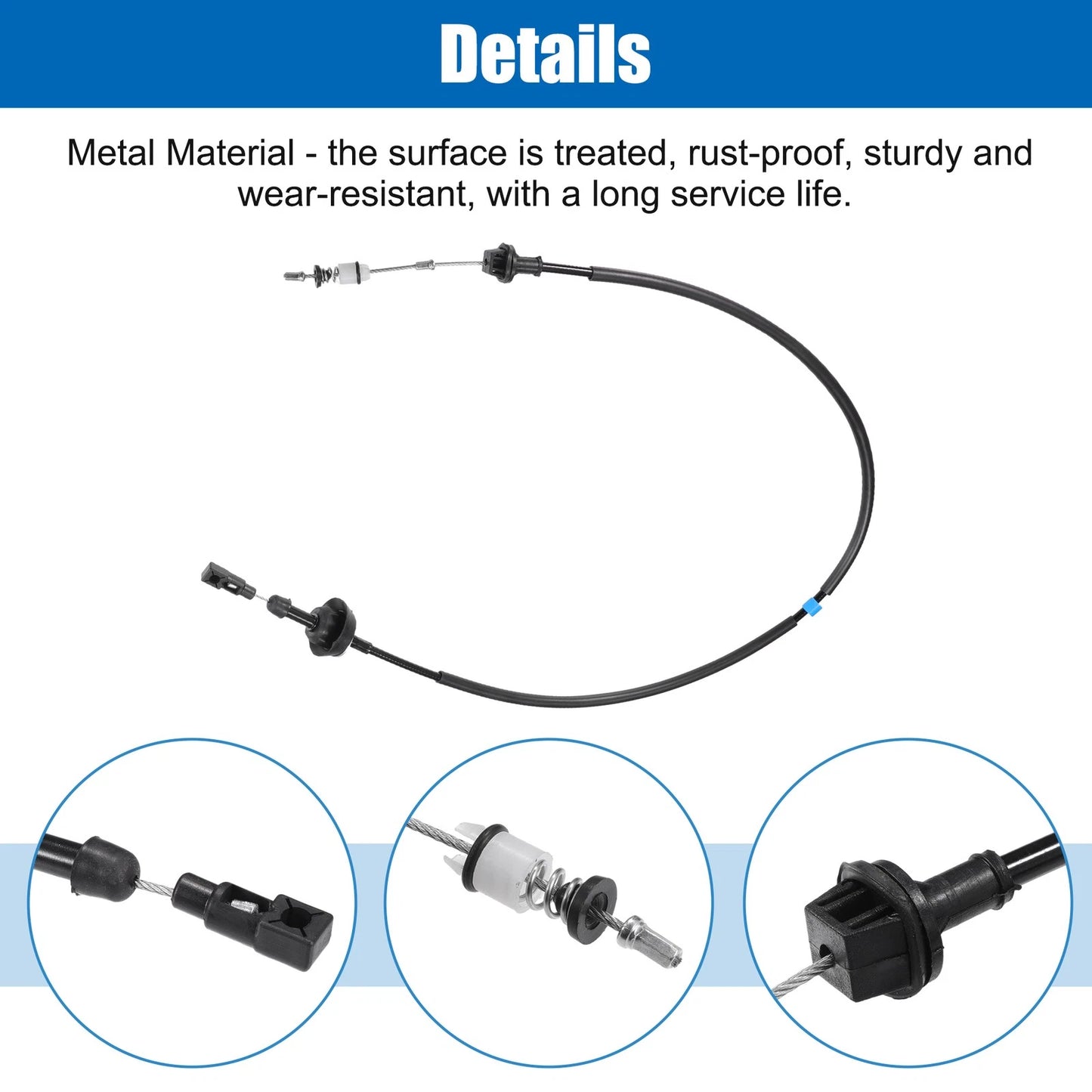 Throttle Body Accelerator Cable for Dodge Ram 2500 3500 (1994-1998)