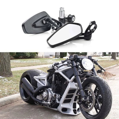 CNC 7/8" Handle Bar End Side Mirrors for Suzuki GSXR 1000 750 600 250