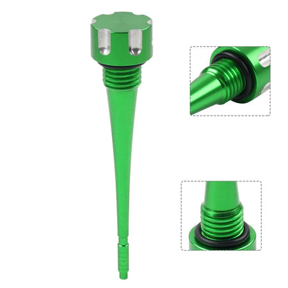 Green CNC Oil Dipstick for Lifan YX 125cc 140cc Engine Pit Dirt Bike