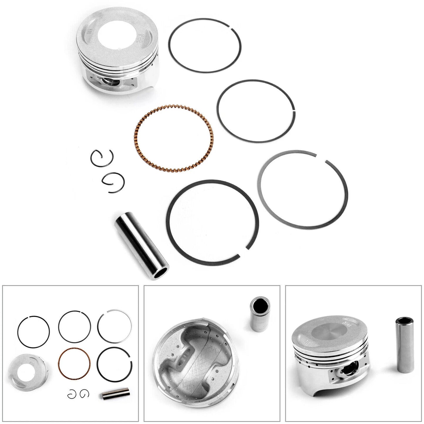 Piston 63.5mm for Honda CG200 Engine (2000-2023)