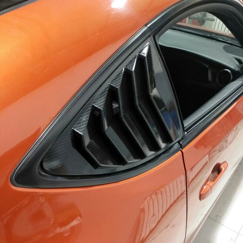 Carbon Fiber Style Window Side Louver Covers for Toyota 86 Subaru BRZ (2012-2020)