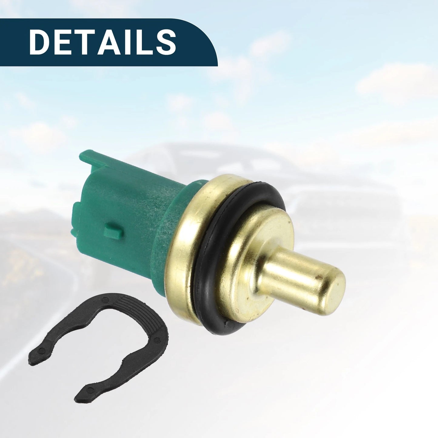 Coolant Temperature Sensor for Peugeot Partner (2008-2018) 1 x Water Temp Sensor