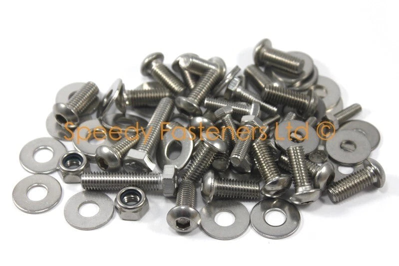 Bolts / Stainless Front & Rear Clamshell Bolts for Lotus Elise S1 (1996–2001)