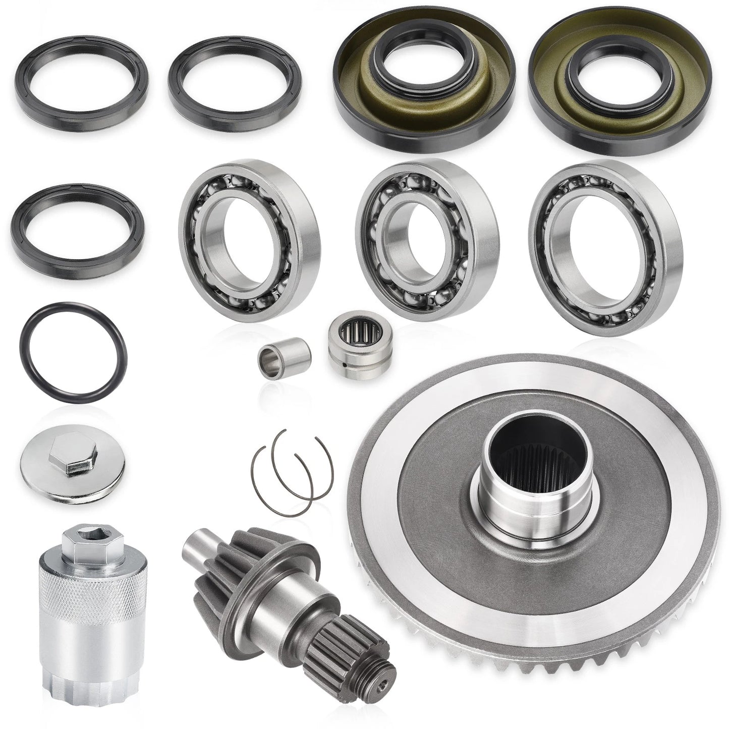 Rear Diff Gear Bearings Kit for Honda TRX250 TE/TM/EX/X 1997-2023