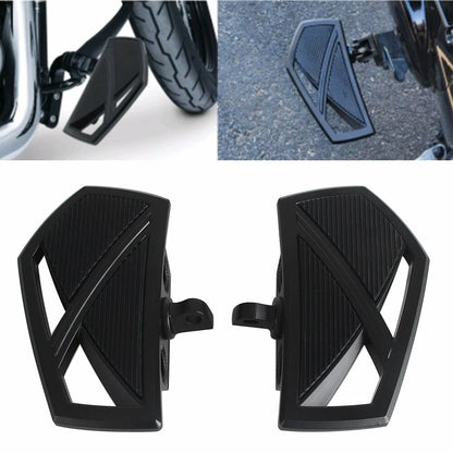 Black Footpeg Foot Pegs for Harley Softail Slim FLSL 107 LiveWire (2018-2023)