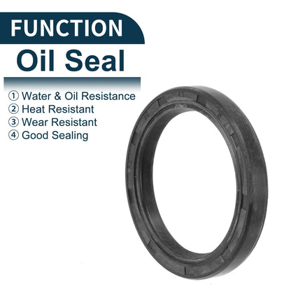 Oil Seal 35x45x6mm Black 5Pcs