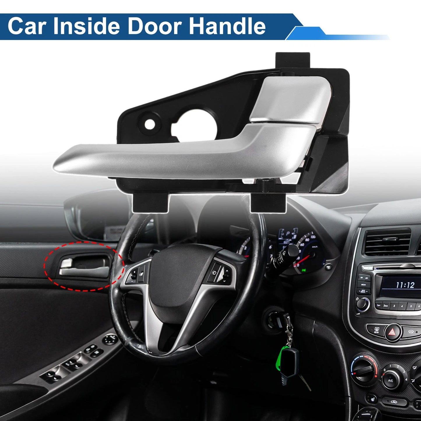 Front Driver Side Door Handle for Kia Picanto (2011-2016)