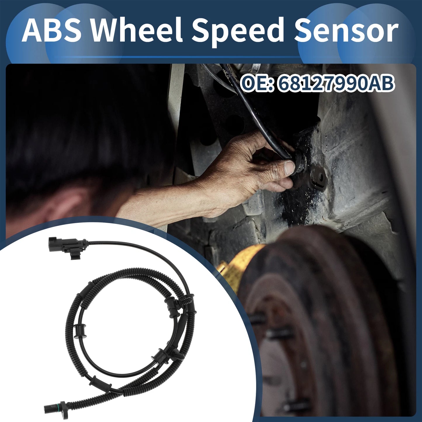 ABS Wheel Speed Sensor for Chrysler Town & Country Rear