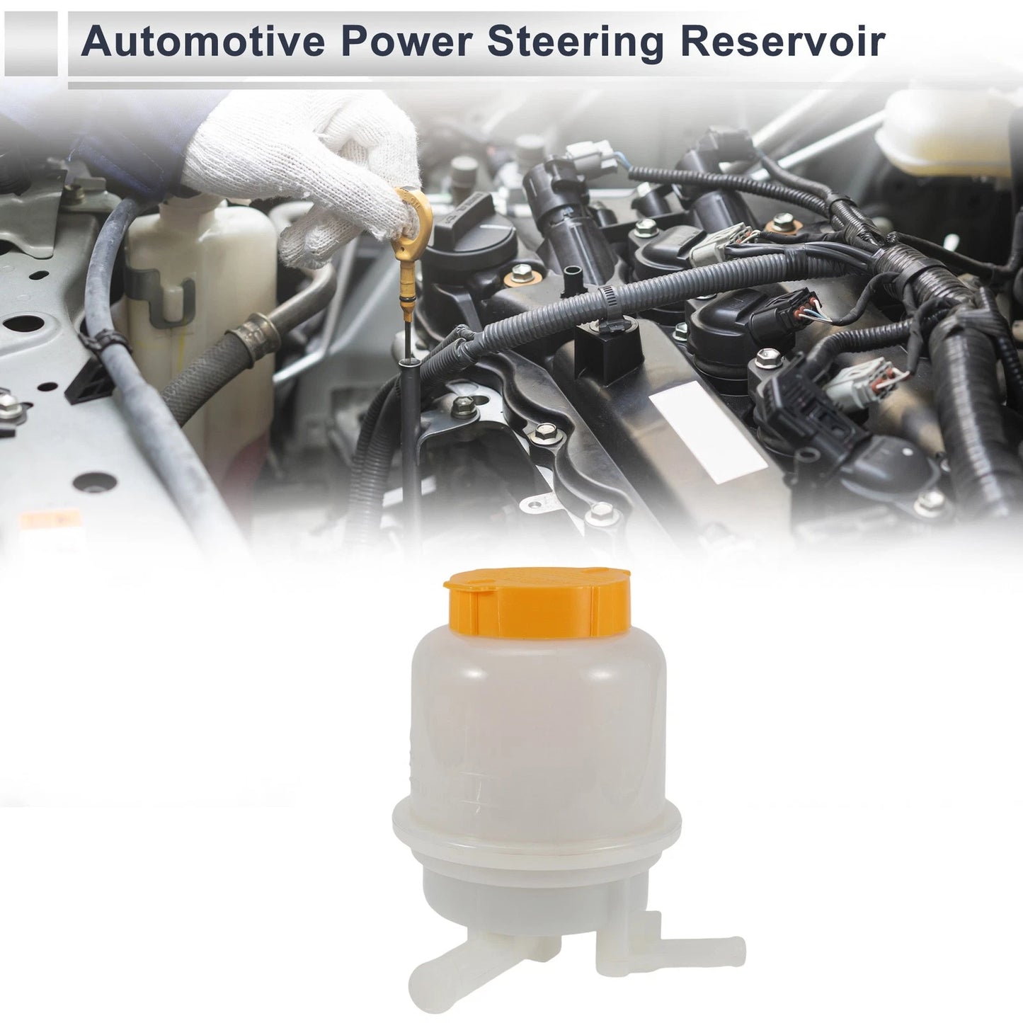 Power Steering Reservoir for Subaru Outback (2000-2004) 1 Pc White