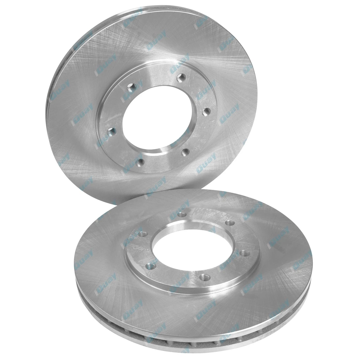 2 Front Disc Brake Rotors for Nissan Patrol GQ Y60 6cyl 4.2L 1992-1997