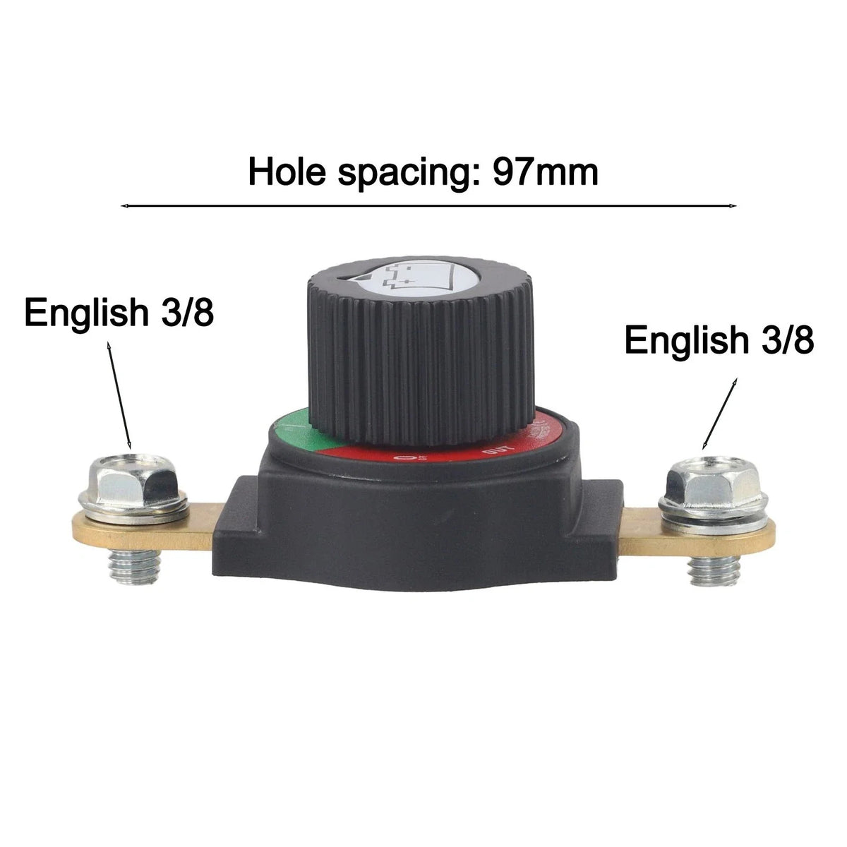 Battery Disconnect Switch for RV/Car/Boat/ATV - Easy Installation