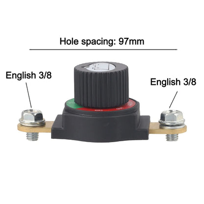 Battery Disconnect Switch for RV/Car/Boat/ATV - Easy Installation