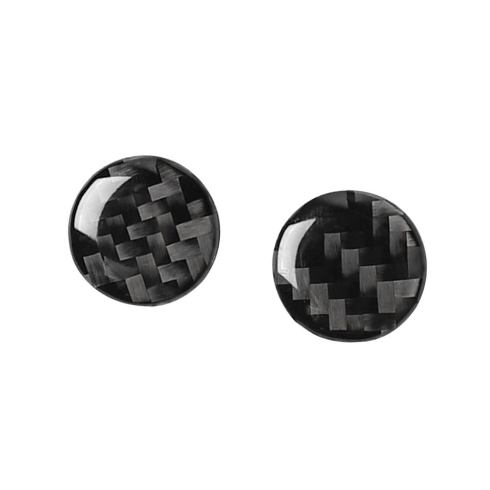 Carbon Fiber AC Switch Button Cover Trim for Audi A6 A7 (2012-2018)