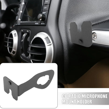 Jeep Wrangler JK JKU Microphone Holder Mount Bracket Kit (2011-2018)