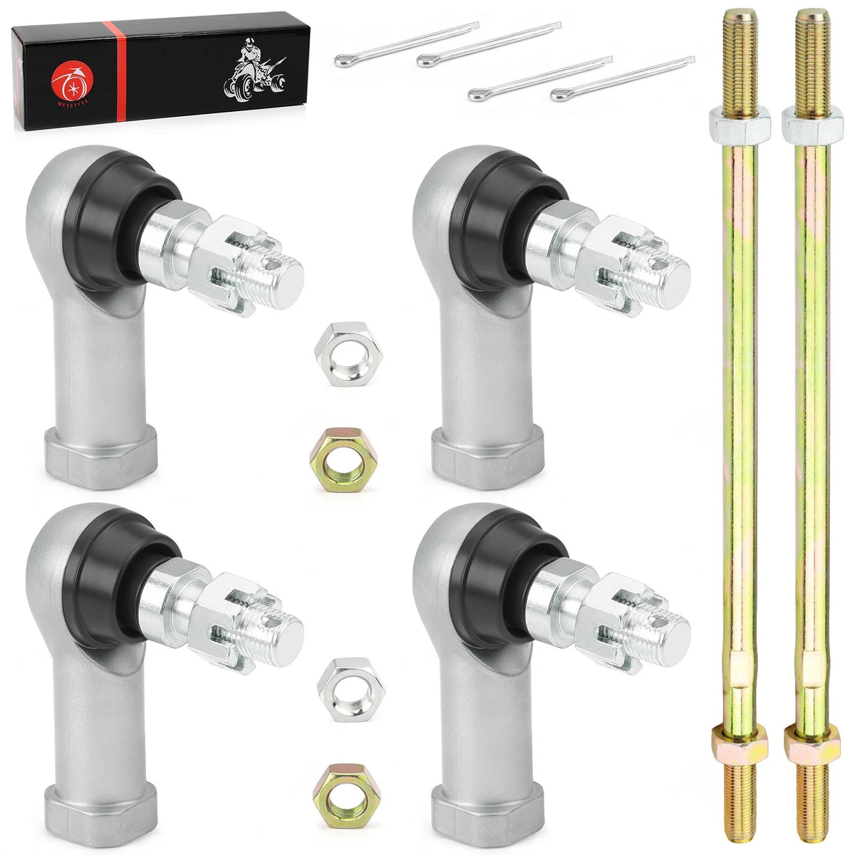 Tie Rod Ends 2x Left/Right Kit for Honda Foreman 450 TRX450S/TRX450FE (1998–2004)