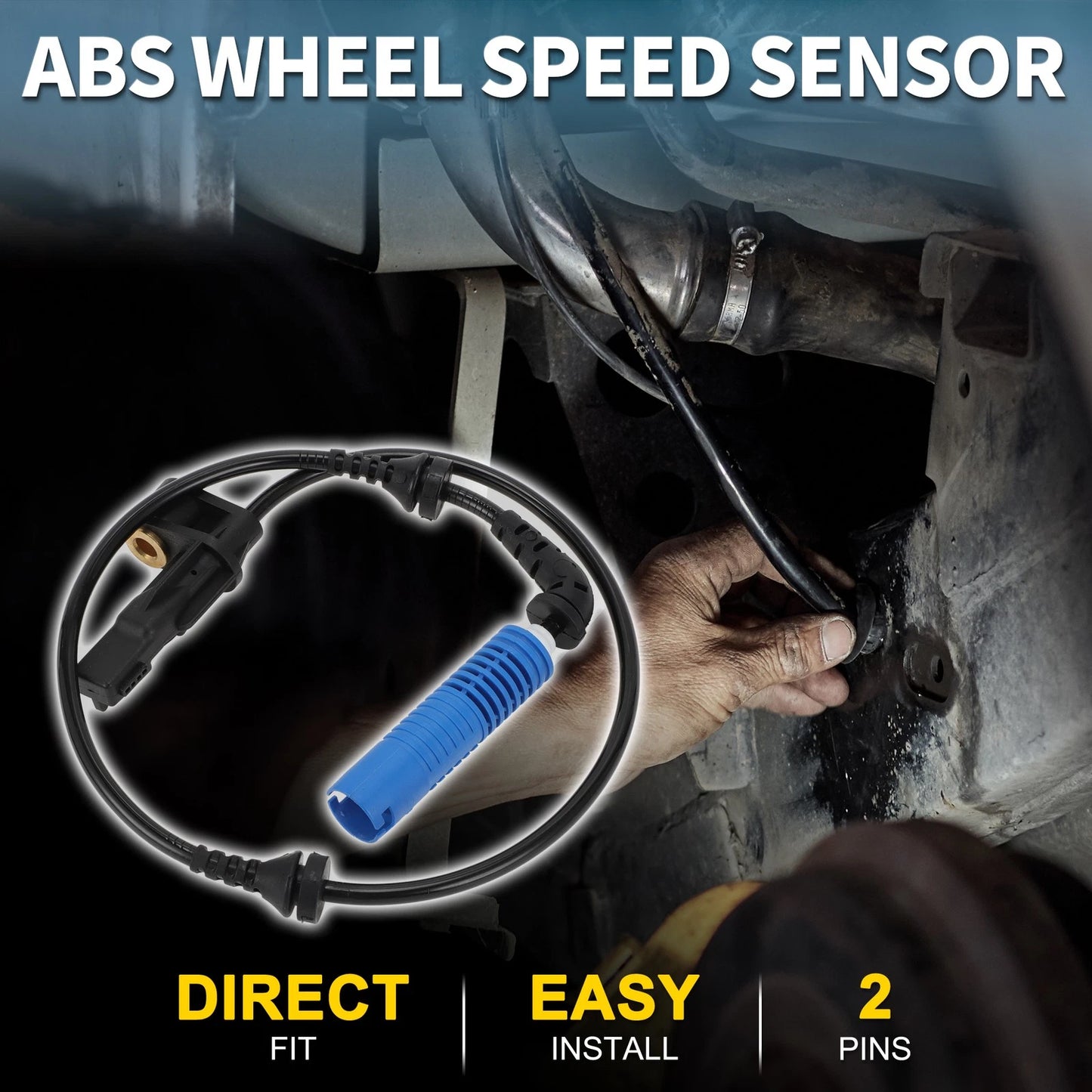 Front Left ABS Wheel Speed Sensor for BMW 325Ci (2001-2006)