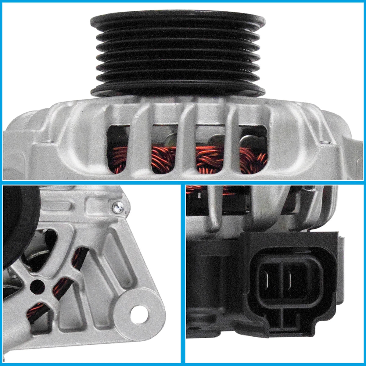 Alternator for Hyundai i30 FD 1.6L Petrol 2008-2012 2 x Pins Plug
