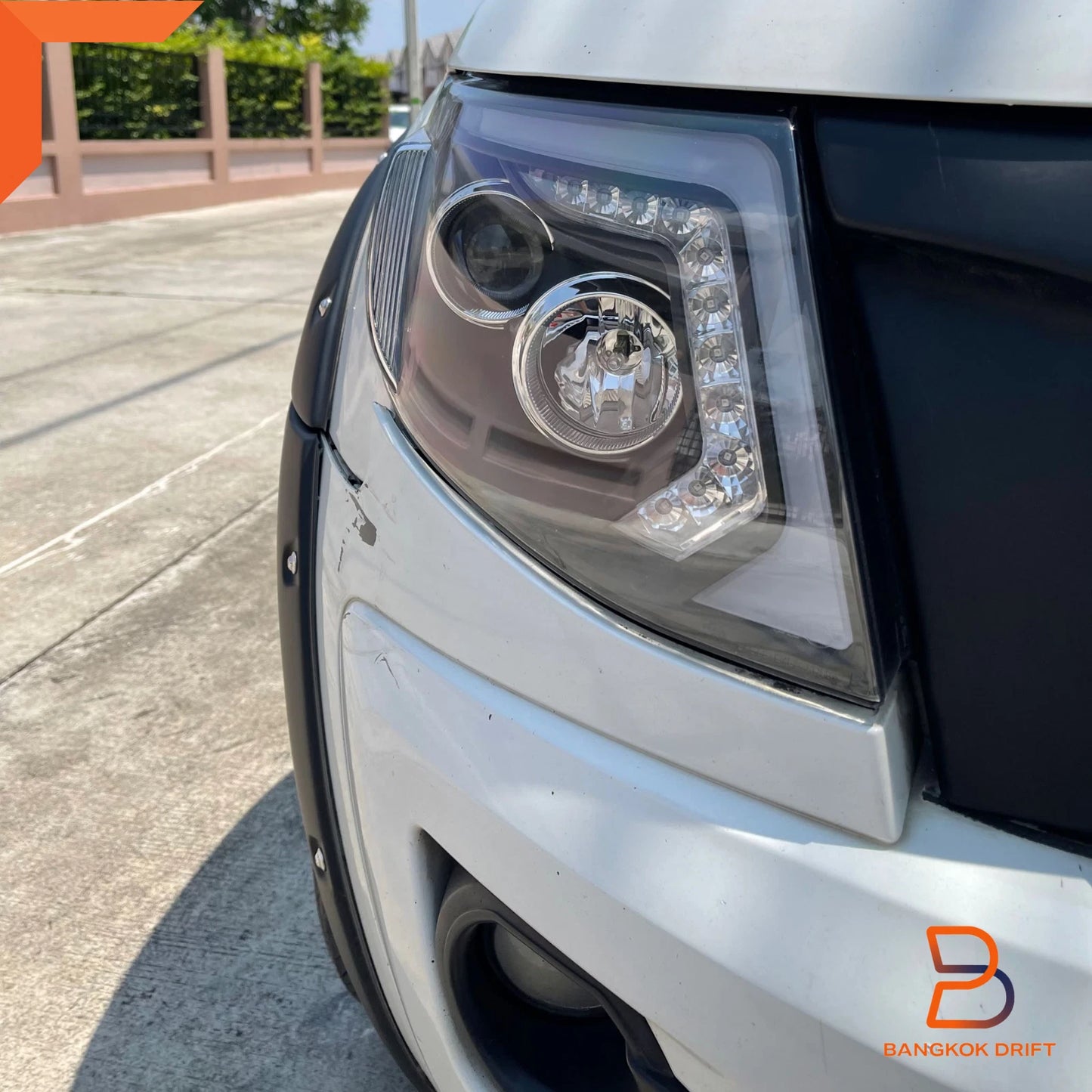LED DRL Projector Headlights for Ford Ranger T6 PX MK1 (2012-2015)