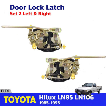 Door Lock Latch Actuator Front Pair Fit Toyota Hilux LN85 LN106 UTE 1989-97 EBDE