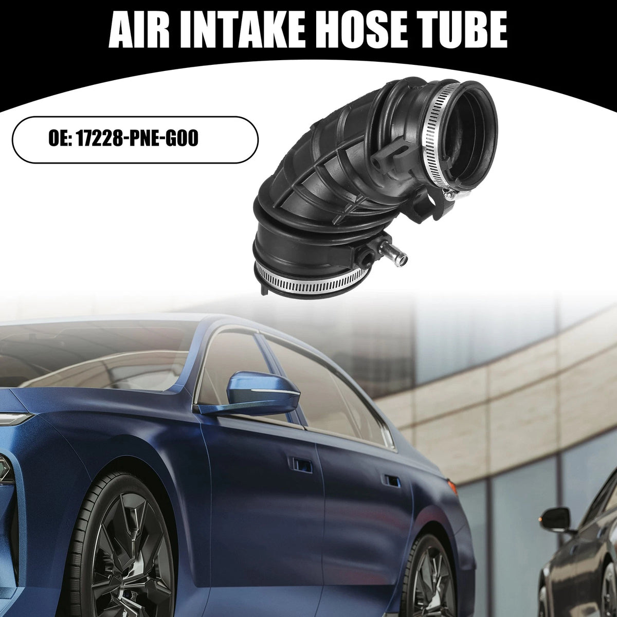 Air Cleaner Intake Hose with Clamps for Acura RSX (2002-2006)