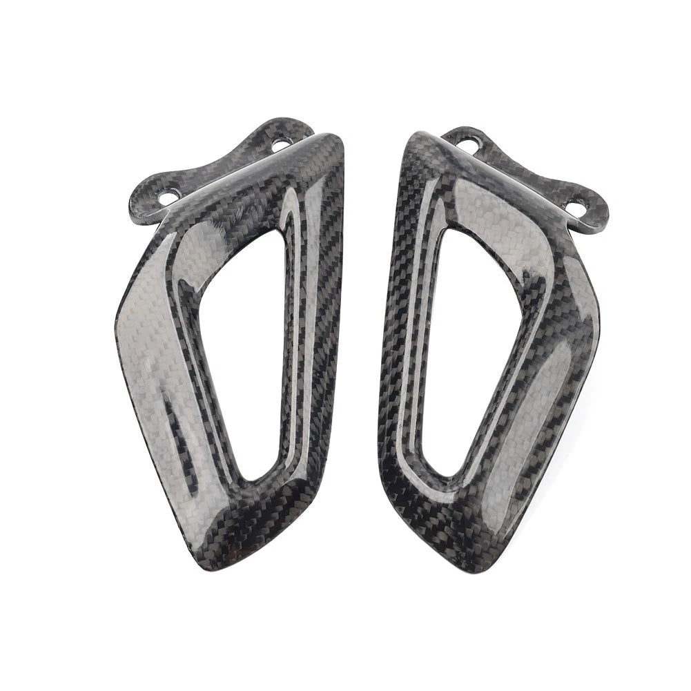 Carbon Fiber Rearset Footrest Plate Heel Guard for BMW S1000RR, M1000RR (2019-2024)