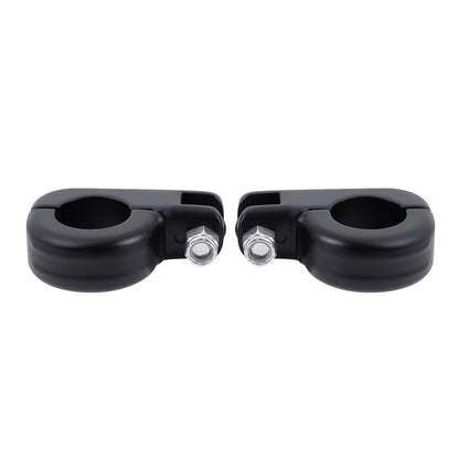 Matte Black 1.25" Highway Bar Footpegs for Harley Sportster XL 883 1200 (2004-2023)