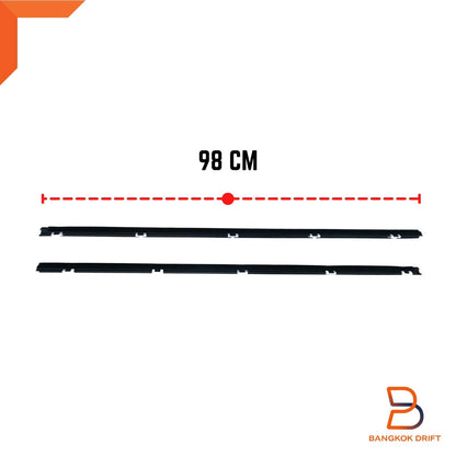 Outer Door Belt Window Seal Weatherstrip for Honda Civic 1992-1995