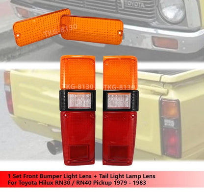 Bumper & Tail Light Lenses for Toyota Hilux RN30 (1979-1983)