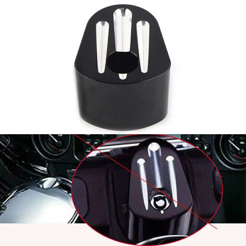 Ignition Switch Cover for Harley Electra Glide, Road King (2007-2013) Black