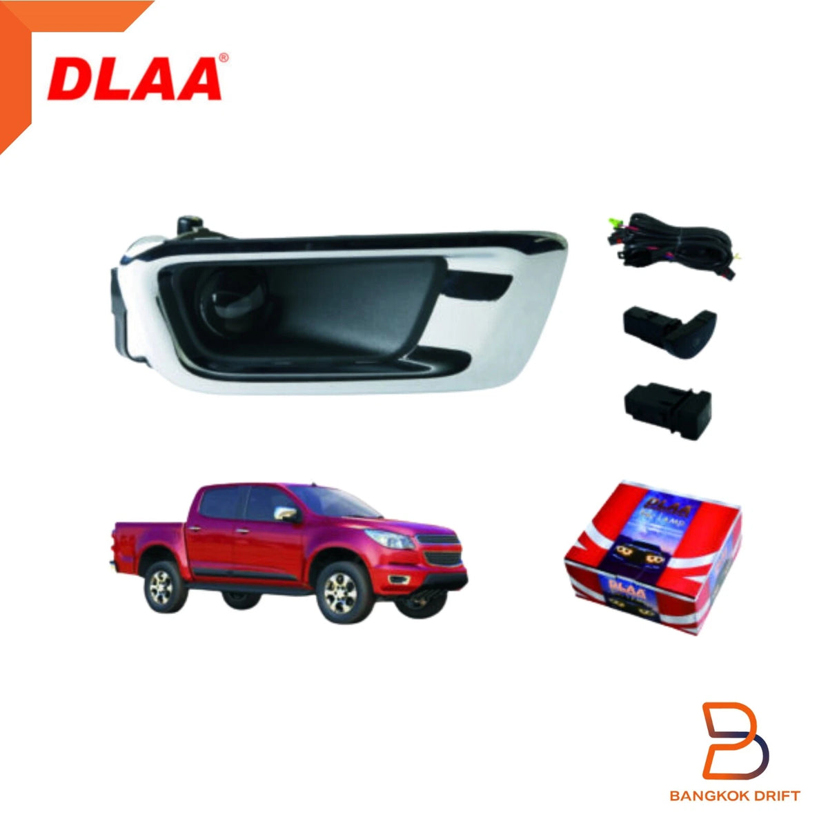 DLAA  Projector Fog Driving Lights for Holden Colorado RG (2012-2016)