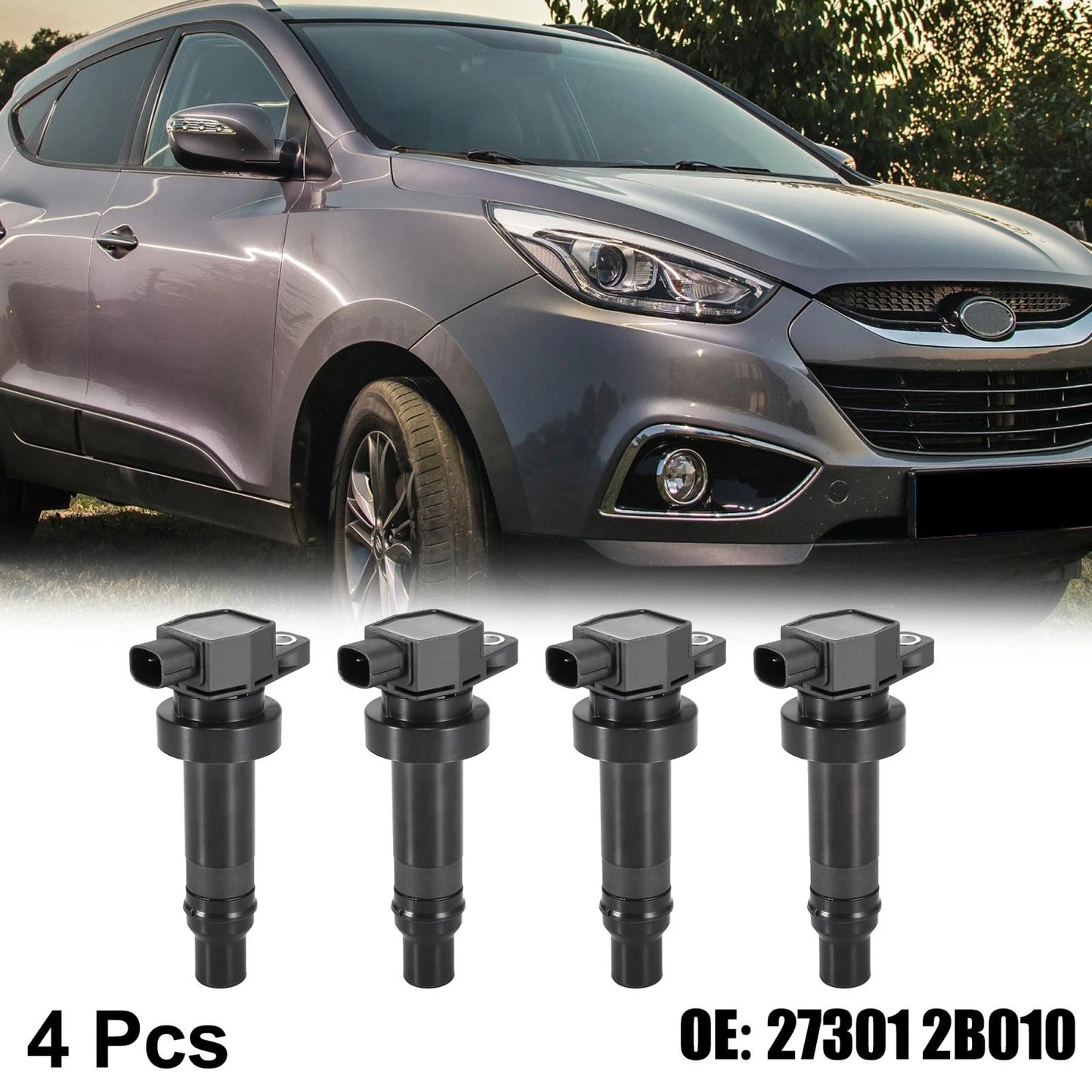 4 x Ignition Coils for Kia Soul, Rio (2010-2019)