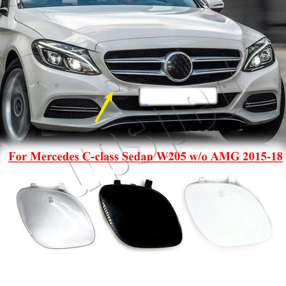 Front Bumper Tow Hook Cover Cap for Mercedes C-Class Sedan W205 (2015–2018)
